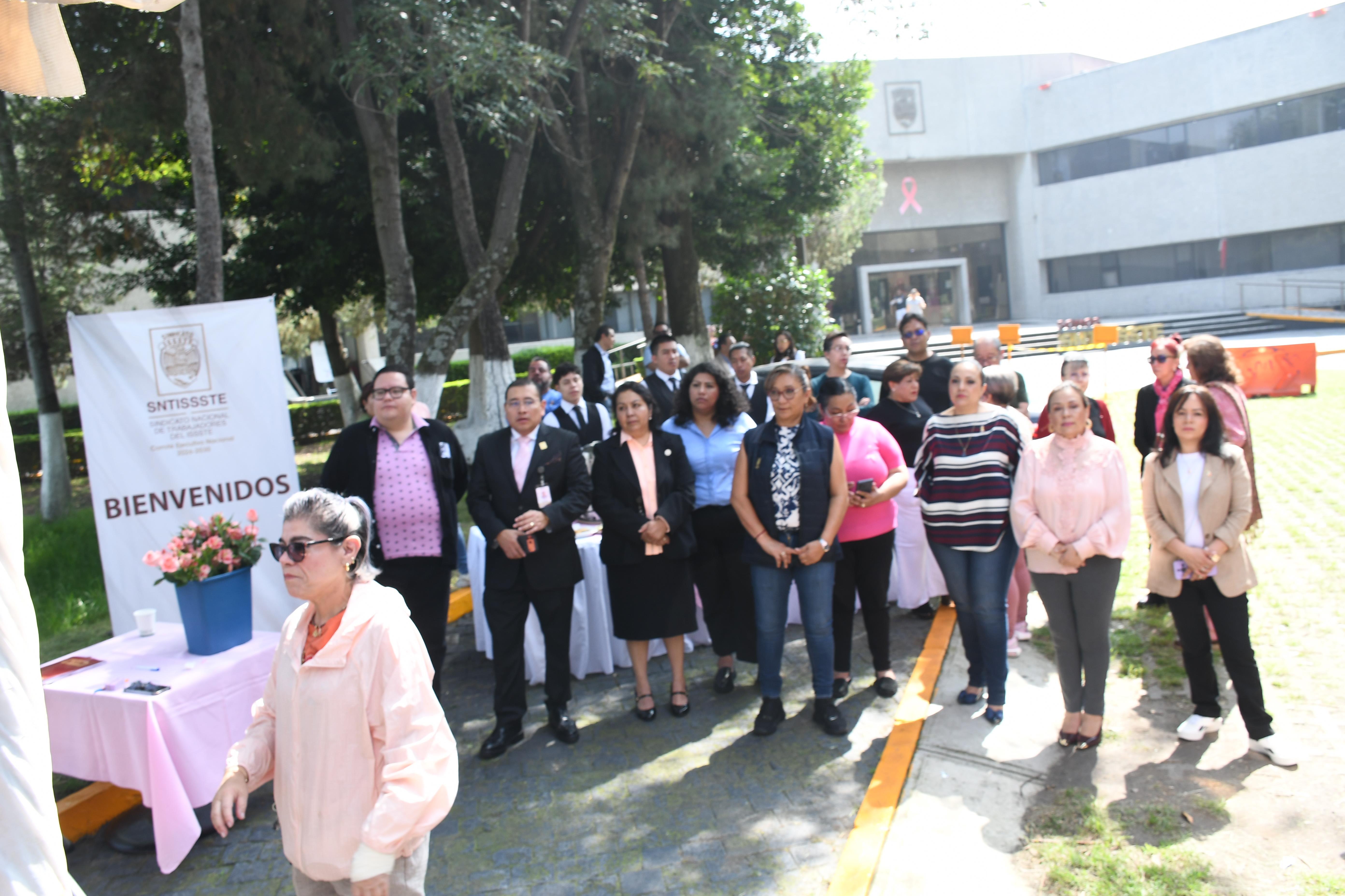  Jornada de "Estudio de Mastografía" en la sede del Sindicato Nacional de Trabajadores del ISSSTE